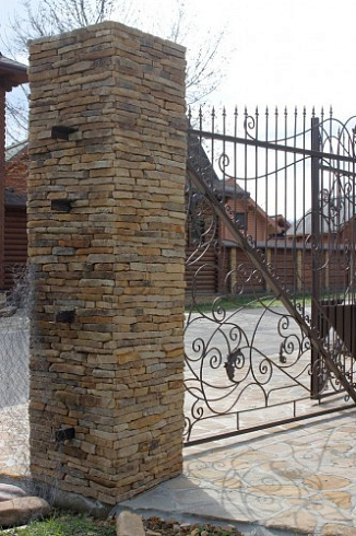 Kamenclub.ru: Песчаник (хворост) art PSG-5-06  купить в Челябинске    1 900 руб/кв.м   фото КАМЕНЬ КЛУБ