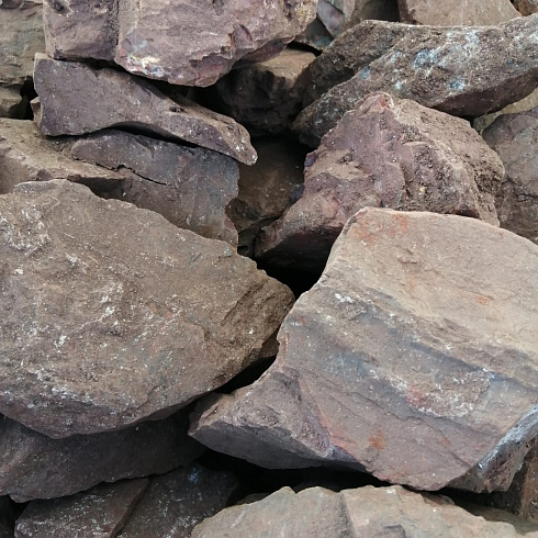 фото Яшма красная  (фр. 70-100 мм)  купить в Челябинске в интернет-портале КАМЕНЬ КЛУБ