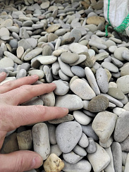 Галька черноморская фр. 40-70 мм.  купить в Челябинске фото Камень Клуб