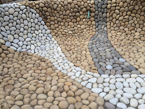 Kamenclub.ru: Песчаник ядра, фр. 100-300 мм  купить в Челябинске песчаник бежевый серый рыжий речная галька 5 000 руб/т   фото КАМЕНЬ КЛУБ