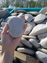 Галька черноморская фр. 100-150 мм.  купить в Челябинске фото Камень Клуб