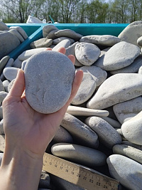 Галька черноморская фр. 100-150 мм.  купить в Челябинске фото Камень Клуб