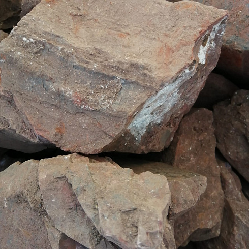 фото Яшма красная  (фр. 70-100 мм)  купить в Челябинске в интернет-портале КАМЕНЬ КЛУБ