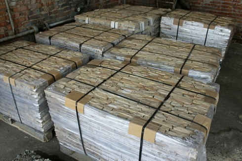 Kamenclub.ru: Песчаник (лапша) art PSG-3-01  купить в Челябинске    2300 руб/кв.м   фото КАМЕНЬ КЛУБ