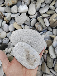 Галька черноморская фр. 50-100 мм.  купить в Челябинске фото Камень Клуб