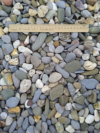 Галька Крымский берег МИКС фр. 20-40 мм.  купить в Челябинске фото Камень Клуб