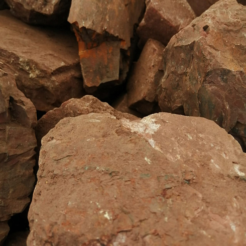 фото Яшма красная  (фр. 70-100 мм)  купить в Челябинске в интернет-портале КАМЕНЬ КЛУБ