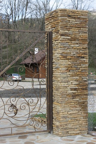 Kamenclub.ru: Песчаник (хворост) art PSG-5-06  купить в Челябинске    1 900 руб/кв.м   фото КАМЕНЬ КЛУБ