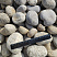 Kamenclub.ru: Галька речная окат (серо-белая) фр. 70-120 мм купить  в Челябинске галька галечник бело-серая, серо-белая, серая, белая речная природная галька  8000 руб/т   фото КАМЕНЬ КЛУБ