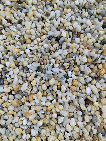 фото Галька крымская жемчужная фр. 3-5 мм. купить в Челябинске  в интернет-портале КАМЕНЬ КЛУБ