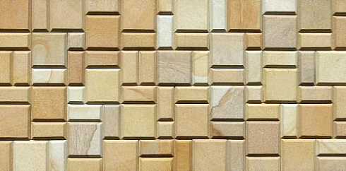 Kamenclub.ru: Песчаник (Римская кладка) art PSG-L-02  купить в Челябинске    3750 руб/кв.м   фото КАМЕНЬ КЛУБ