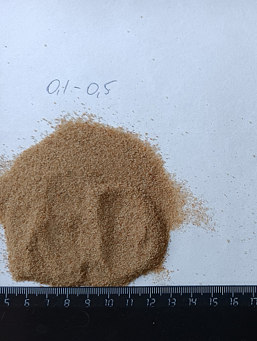 Кварцевый песок для площадок фр. 0,1-0,5 мм.  купить в Челябинске фото Камень Клуб