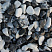 Kamenclub.ru: Мраморная крошка (щебень галтованный микс:: белый-черный) фр.5-10 мм  купить в Челябинске мрамор белый, черный, молочный, серый галтовка мраморная окатанная декоративная ландшафтная 15500 руб/т   фото КАМЕНЬ КЛУБ