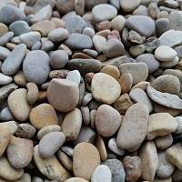 Галька каспийская фр. 3-10 мм.  купить в Челябинске фото Камень Клуб