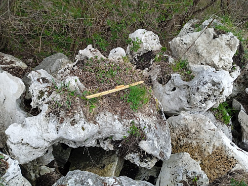 Kamenclub.ru: Выветренный известняк (степной) фр. 500-1500 мм.  купить в Челябинске    10000 руб/т   фото КАМЕНЬ КЛУБ