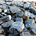 Kamenclub.ru: Щебень галтованный черный (мрамор) фр.20-40 мм.  купить в Челябинске мрамор черный с белыми прожилками мрамор окатанный округлый 15000 руб/т   фото КАМЕНЬ КЛУБ