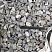 Kamenclub.ru: Щебень галтованный черный (мрамор) фр.40-70 мм.  купить в Челябинске мрамор черный с белыми прожилками, черный, белый щебень галтованный округлый 13500 руб/т   фото КАМЕНЬ КЛУБ